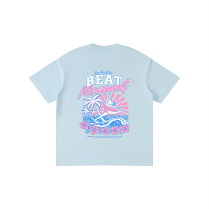 Girls Dance Beach Theme Tee Shirt