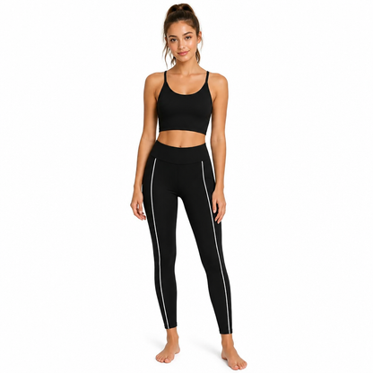 High-Waist Tapered Leggings