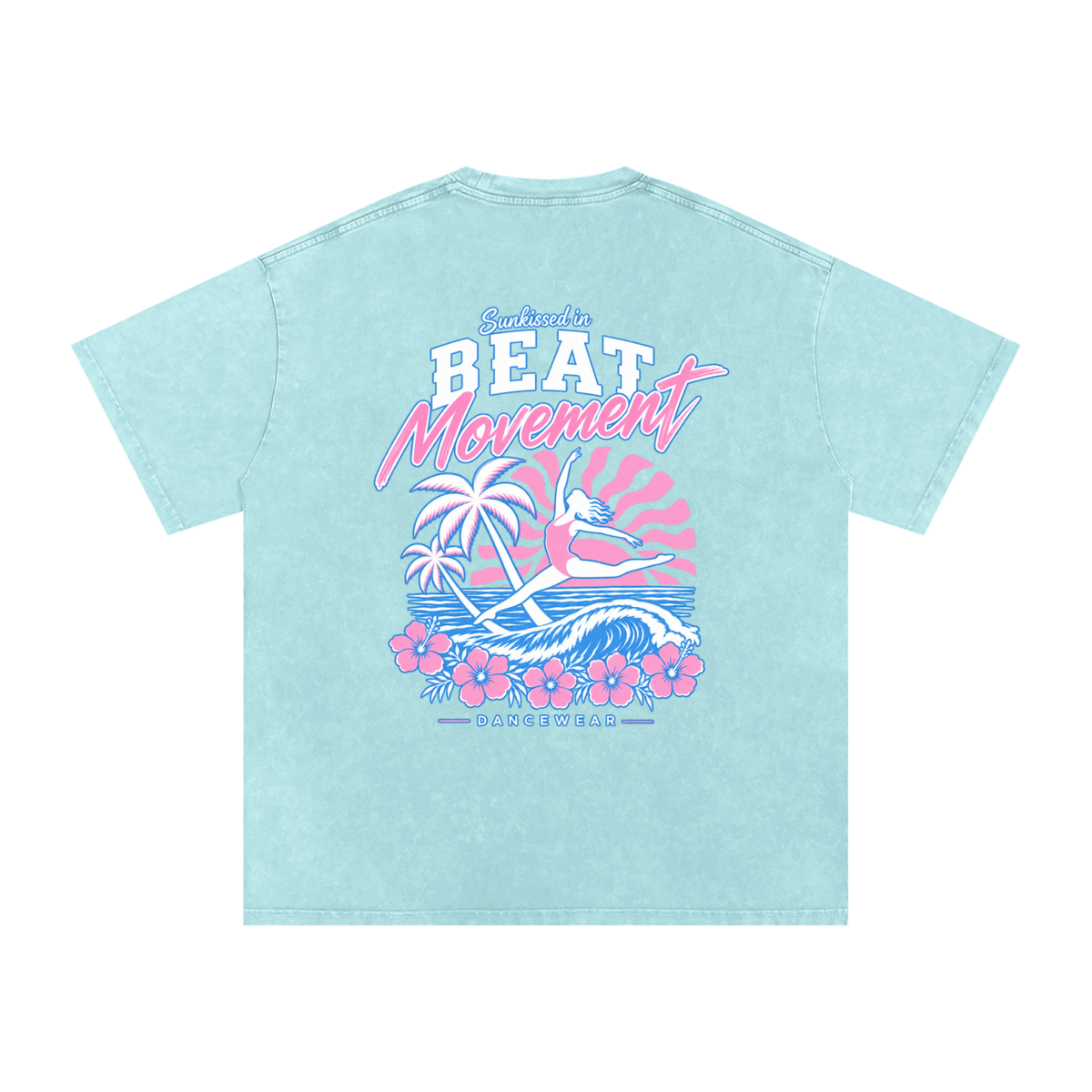 Teen Oversize Beach Theme Tee