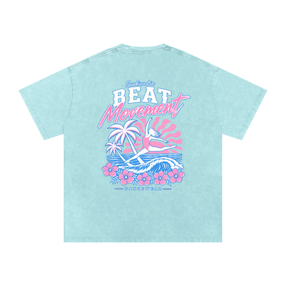 Teen Oversize Beach Theme Tee