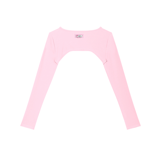 Sugar Blush Overlay Cutout Teen Long Sleeve